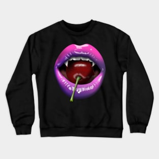 Vampire Lips Crewneck Sweatshirt